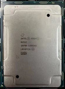 Intel Xeon Platinum 8251C SRF8R 12C 3.8GHz 240W LGA3647 DDR4-2933 中古