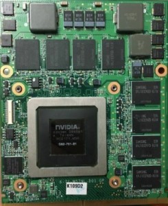 グラフィックボード Dell Alienware M17x R2 Nvidia GTX 285M 1GB