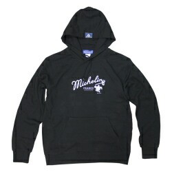 ミシュラン MICHELIN パーカー ブラック ミシュランマン ビバンダム ロゴ スウェット フーディー Run bib PO Swaet Hoodie2 黒