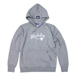 ミシュラン MICHELIN パーカー グレー ミシュランマン ビバンダム ロゴ スウェット フーディー Run bib PO Swaet Hoodie2