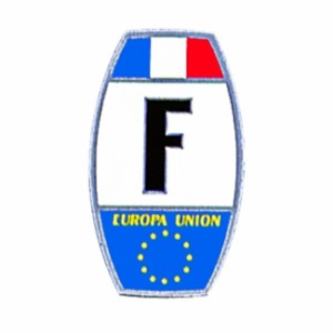 F+フランス国旗ステッカー