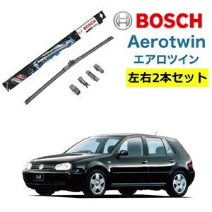 BOSCH ワイパー VW フォルクスワーゲン ボーラ  運転席 助手席 左右 2本 セット  AP21U AP18U ボッシュ エアロツイン  型式:1J2| AERO TW