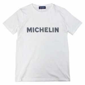 ミシュラン MICHELIN 半袖 Tシャツ Logo ロゴ ホワイト ネイビー ヘザーグレー 白 紺 灰色 ビバンダム メール便 ミシュランマン ミシュラ