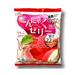 こんにゃくゼリー りんご 6個入 × 12個 蒟蒻 ゼリー  食物繊維