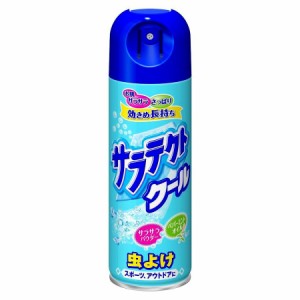 サラテクト 虫よけスプレー クール 200mL  ペパーミントオイル 無香料 パウダー 虫よけ スプレー 蚊 ブヨ アブ ノミ イエダニ キャンプ 