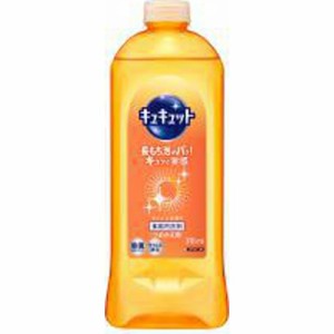 花王｜Kao キュキュット つめかえ用 370mL オレンジの香り 食器用洗剤 食器洗い キッチン 液体洗剤 キッチン用洗剤