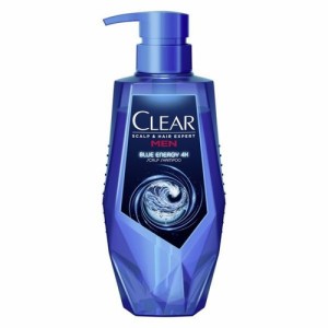 ユニリーバ クリア CLEAR ブルーエナジー 4x スカルプシャンプー ポンプ 350g 男性用 ヘアシャンプー ヘアケア