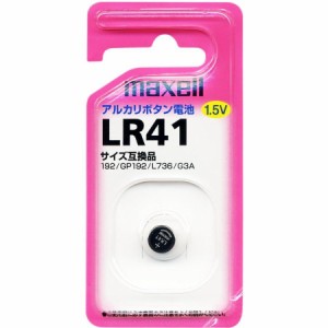 アルカリボタン電池LR41.1BS  電池 maxell アルカリボタン 