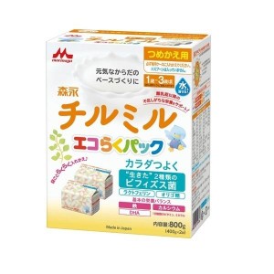 森永乳業 チルミル エコらくパック 詰め替え用 800g  つめかえ 栄養 バランス 1歳頃 乳幼児