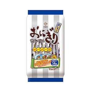 おにぎりせんべい銀しゃりファミリーパック１４袋 × 14個  お菓子 おつまみ せんべい 袋 米菓 醤油 しょうゆ