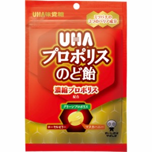 UHA味覚糖 UHAプロポリスのど飴 52G × 6個 濃縮プロポリス