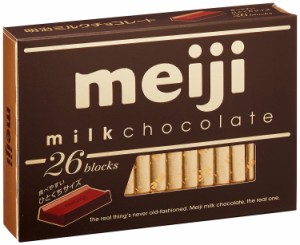 明治 ミルクチョコレート ボックス(26枚入)  × 6個 お菓子 チョコ meiji ポリフェノール おやつ