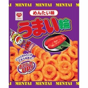 うまい輪めんたい味 75g × 12個 お菓子 スナック菓子 明太子