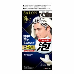 【医薬部外品】ダリヤ サロンドプロ 泡のヘアカラーEX メンズスピーディ 白髪用 6A 深みのあるアッシュブラウン (1セット)  男性用 白髪