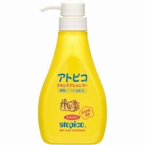 大島椿 アトピコ スキンケアシャンプー 全身用(400ml) 低刺激性スキンケア 赤ちゃん 子ども 全身 低刺激性 無香料 無着色 乾燥肌 敏感肌 