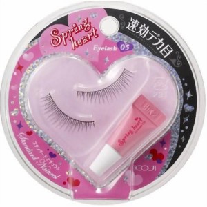 コージー スプリングハート アイラッシュ 05 スタンダードナチュラル KOJI Spring heart EYELASH つけまつげ 可愛い アイライン 