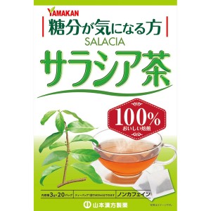 【山本漢方製薬】サラシア茶100％ 20包 桑の葉 ハブ茶 玄米 大麦 ウーロン茶 白刀豆 とうもろこし バナバ葉 シジュウムグァバ葉 ギムネマ