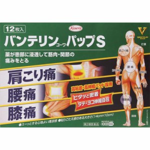 【 第2類医薬品 】 バンテリン コーワパップS(12枚入)筋肉痛・肩こり 