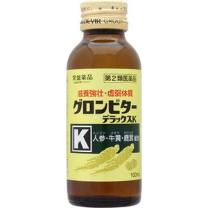 【第2類医薬品】グロンビターデラックスK 100ml  × 50個 滋養強壮 虚弱体質 肉体疲労 食欲不振 栄養障害 栄養ドリンク 常盤薬品