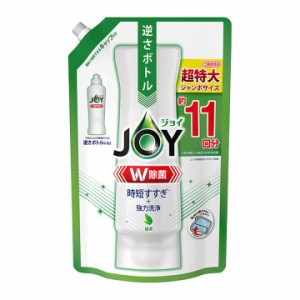 P&G｜ピーアンドジー JOY 除菌ジョイコンパクト つめかえ用 ジャンボサイズ 1425mL 緑茶の香り お皿洗い 洗浄力 除菌力 キッチン用 台所