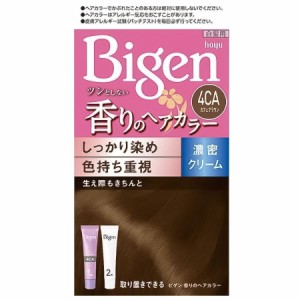 【医薬部外品】ビゲン 香りのヘアカラー クリーム 4CA カフェブラウン 白髪染め  色持ち