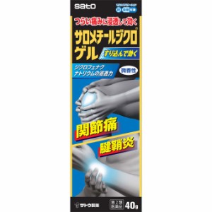 【第2類医薬品】サロメチールジクロゲル  (40g) 佐藤製薬 