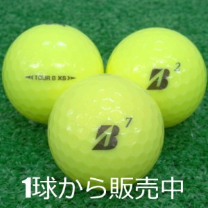 ロストボール ブリヂストン TOUR B XS イエロー 2022年モデル 1個 中古 Aランク ツアーB 黄色 ゴルフボール