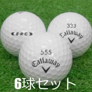 ロストボール キャロウェイ ERC ホワイト 2019年モデル 6球セット 中古 Aランク イーアールシー 白 ゴルフボール