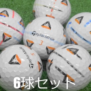 ロストボール 訳あり テーラーメイド TP5X pix 2021年モデル 6球セット 中古 ワケアリ ゴルフボール