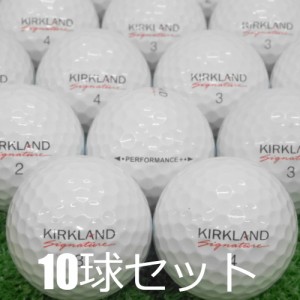 ロストボール KIRKLAND Signature 10球セット 中古 Aランク コストコ カークランド シグネチャー ゴルフボール