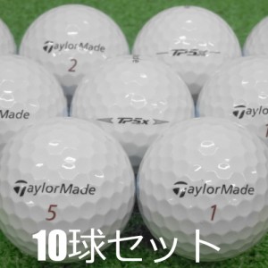 ロストボール テーラーメイド TP5X ホワイト 10球セット 中古 Bランク 白 ゴルフボール