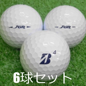 ロストボール ブリヂストン TOUR B JGR ホワイト 6球セット 中古 Bランク ツアーB 白 ゴルフボール