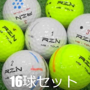 送料無料 ロストボール 訳あり RZN シリーズ 16球セット 中古 ワケアリ レジン ゴルフボール