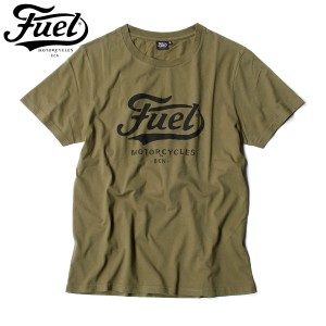 （フュエル ビスポーク モーターサイクル/Fuel Bespoke Motorcycles)FUEL ”ARMY” T-SHIRT 半袖 ロゴ Tシャツ