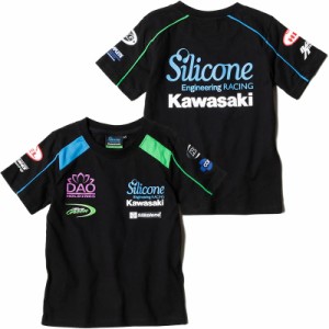 （カワサキ/kawasaki)シリコン レーシング カワサキ チーム キッズ Tシャツ F1 グッズ