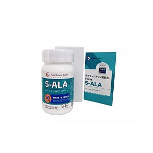 5-ALA 50mg サプリメント アミノ酸 5-アミノレブリン酸 配合 サプリ 60粒 （60日分） アミノ酸含有加工食品 日本製 ネオファーマジャパン