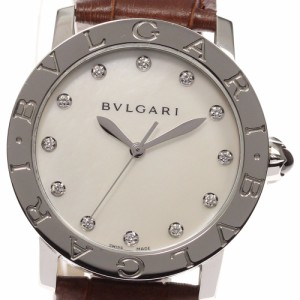 ブルガリ BVLGARI BBL37S ブルガリブルガリ 12Pダイヤ 自動巻き メンズ 美品 _609085
