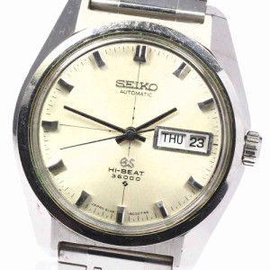 ※ジャンク品【SEIKO】セイコー グランドセイコー ハイビート デイデイト 6146-8000 自動巻き メンズ【ev20】