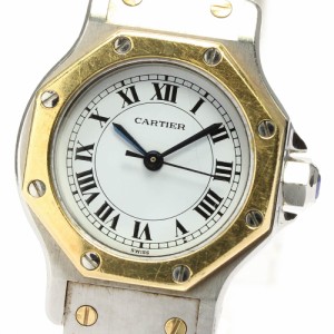 ☆訳あり【CARTIER】カルティエ サントスオクタゴンSM 自動巻き レディース