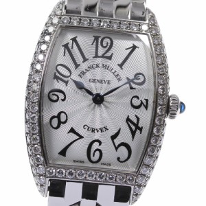 【FRANCK MULLER】フランクミュラー トノーカーベックス ダイヤベゼル 1752QZD クォーツ レディース