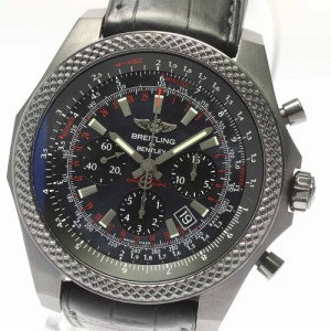 ☆良品★箱・保証書付き【BREITLING】ブライトリング ベントレー  クロノグラフ MB0611 / MB061113/BE60 自動巻き メンズ【ev15】