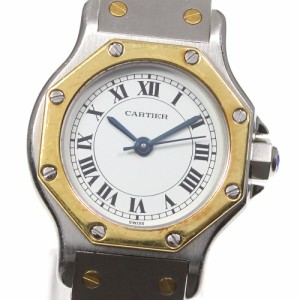 CARTIER カルティエ サントスオクタゴンSM 自動巻き レディース_655156【ev10】