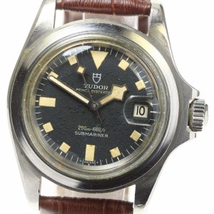 ☆訳あり【TUDOR】チュードル サブマリーナ 9411/0 Cal.2784 デイト 自動巻き メンズ