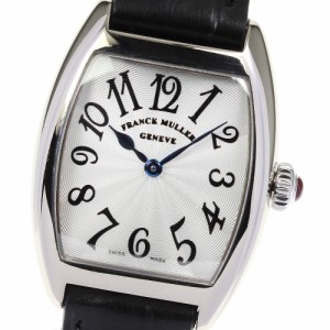 ☆美品★内箱付き【FRANCK MULLER】フランクミュラー トノーカーベックス インターミディエ K18WG 2251MC 手巻き レディース【ev20】