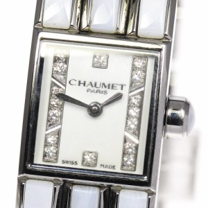 ☆良品【Chaumet】ショーメ ケイシス スタークリスタル ダイヤモンド W19630-35A クォーツ レディース【ev20】