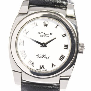 ★保証書付き【ROLEX】ロレックス チェリーニ K18WG 5310/9 手巻き レディース_695786