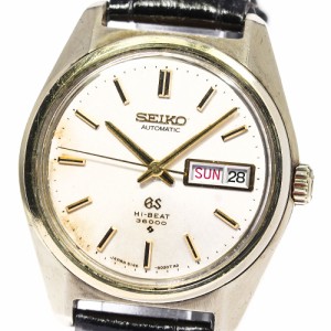 ☆ジャンク 【SEIKO】セイコー グランドセイコー ハイビート デイデイト 6146-8000 自動巻き メンズ_720859【ev20】