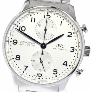 ☆美品★箱・保証書付き【IWC SCHAFFHAUSEN】IWC ポルトギーゼ クロノグラフ IW371617 自動巻き メンズ_715808