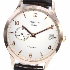 ゼニス ZENITH 17.0125.680 クラス エリート スモールセコンド K18 自動巻き メンズ 良品 _712951