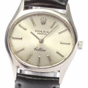 ロレックス ROLEX 3833 チェリーニ K18WG cal.1600 手巻き メンズ _740597